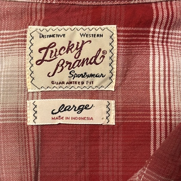 LUCKY BRAND Button Down Shirt. Size Large - Picture 3 of 10